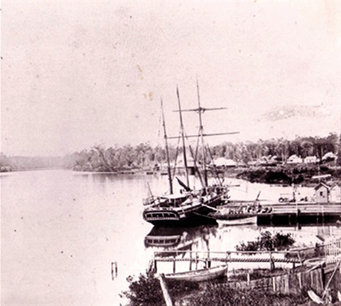 Queen’s Wharf Maryborough 1866