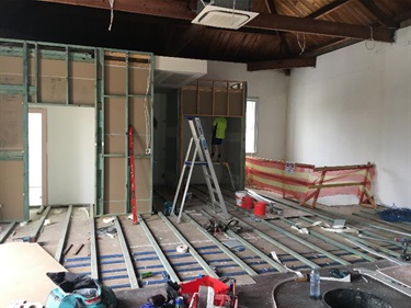 Gatakers upstairs room restoration