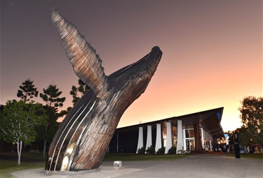 HBRG with Nala the Whale in foreground. Photo: Alistair Brightman