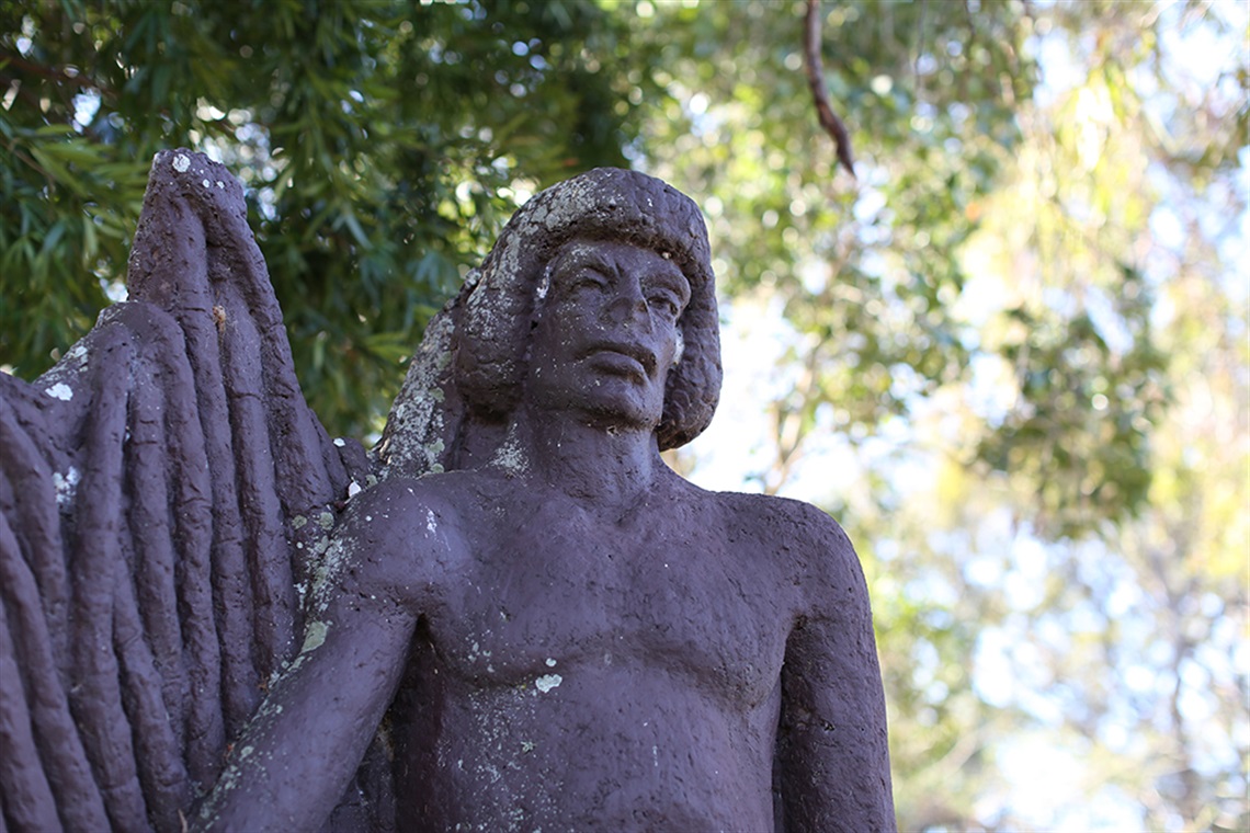 Image: Leo Favell, Polson Cemetery South Sea Islander Memorial, 1972, Point Vernon