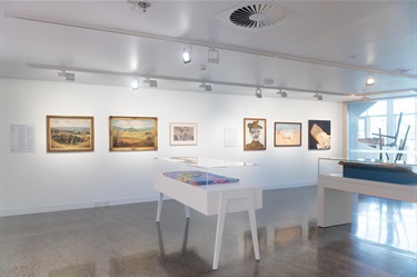 Installation view: 'National Interests', 2025. Photo: Natasha Harth.