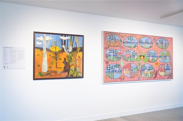 Installation view: 'National Interests', 2025. Photo: Natasha Harth.