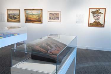 Installation view: 'National Interests', 2025. Photo: Natasha Harth.