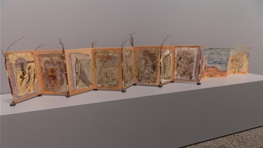 Installation view: Weeds to Paper. Photo: Natasha Harth.