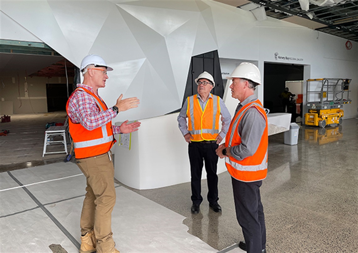 Hervey Bay Regional Gallery refurbishment project 2022