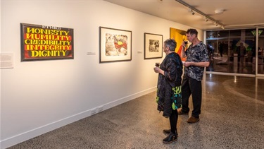 Installation view: 'Gordon Hookey: A MURRIALITY'