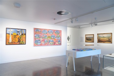 Installation view: 'National Interests', 2025. Photo: Natasha Harth.