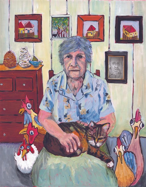 Portrait of Joyce Bott by Wendy Talbot