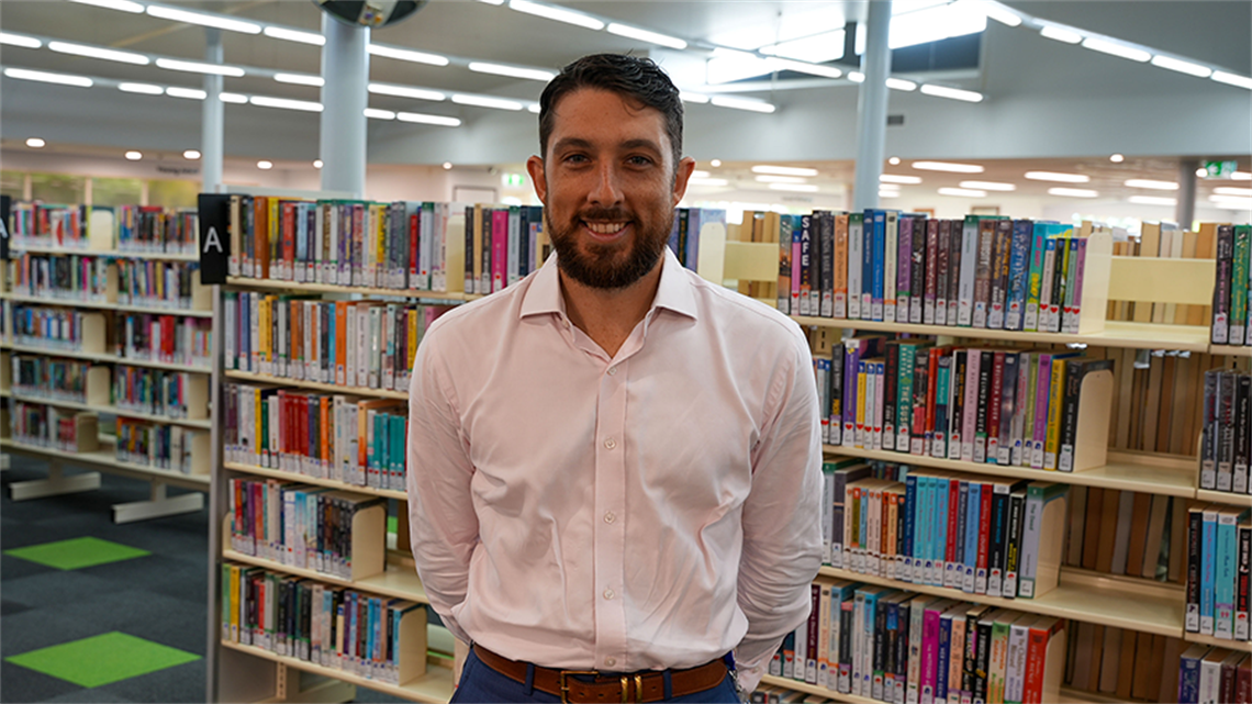Chris Bell, Lead Programs Librarian at Fraser Coast Libraries