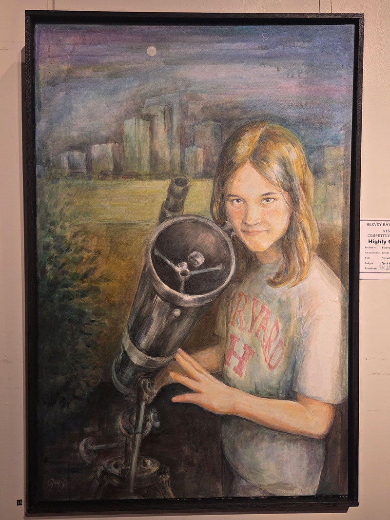 HBAS 2025 - Figurative &amp; Portraiture - Highly Commended Prize - Jelena Olsson, 'Reaching For The Stars', Acrylic