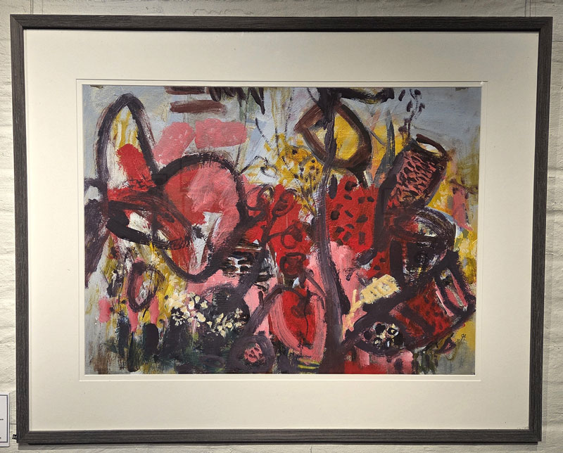HBAS 2025 - Aus Flora and Fauna - Highly Commended Prize - John Anderson, 'Bush Bouquet', Acrylic