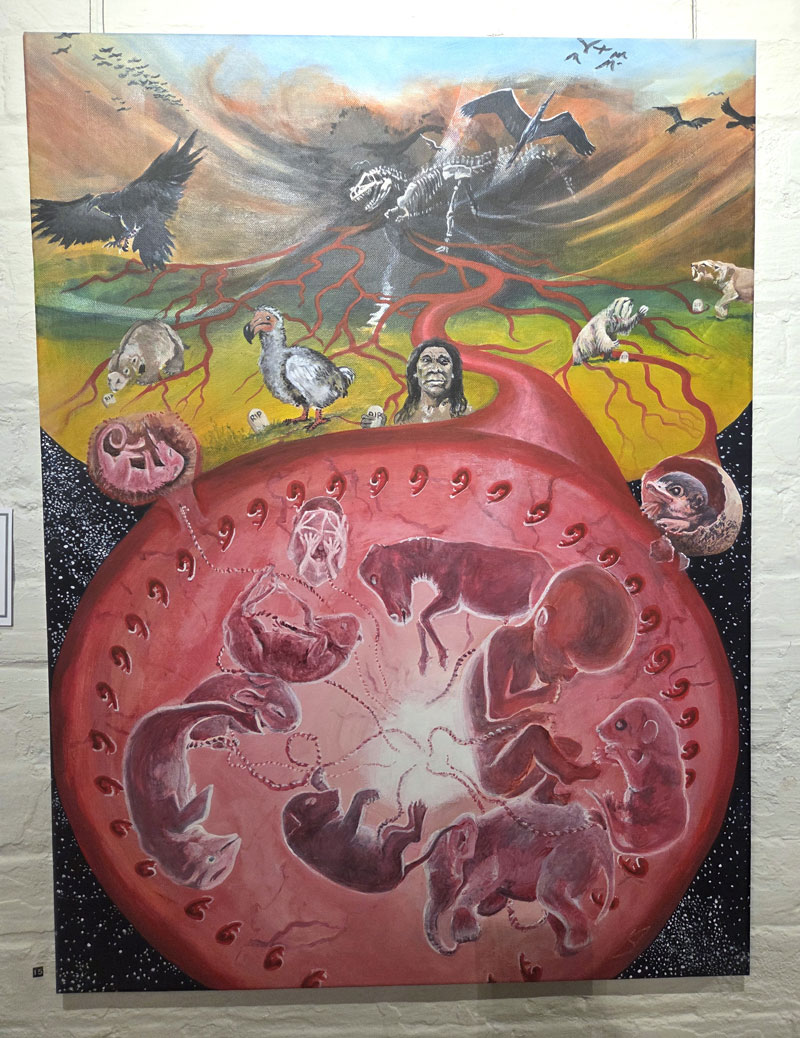 HBAS 2025 - Abstract - Commended Prize - Hans Sipsma, 'Creation', Acrylic