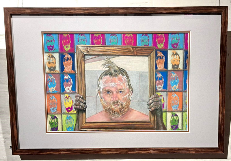 HBAS 2025 - Figurative &amp; Portraiture - Commended Elizabeth Dau, 'Pop Art Punk  and Rinse'