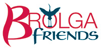 Brolga friends logo colour