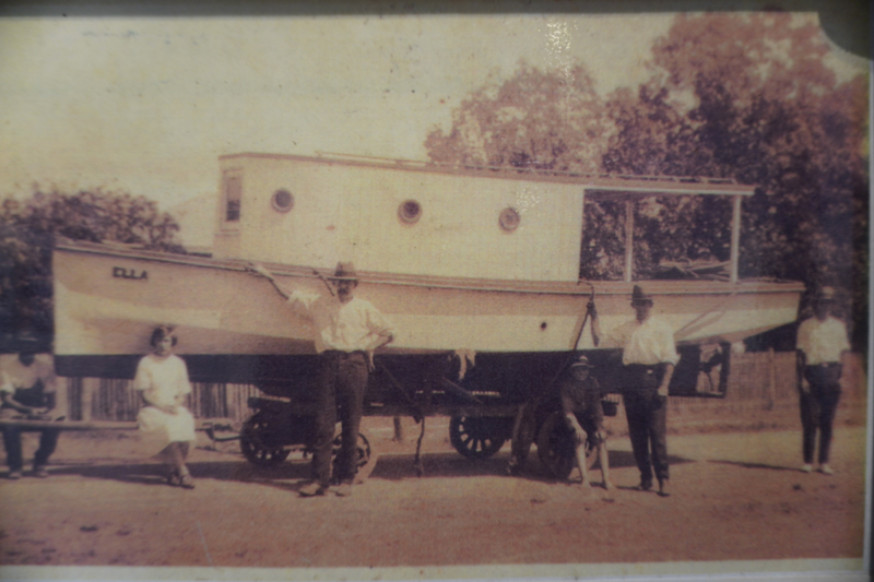 Ella (left) and Henry Hume, 3rd on right