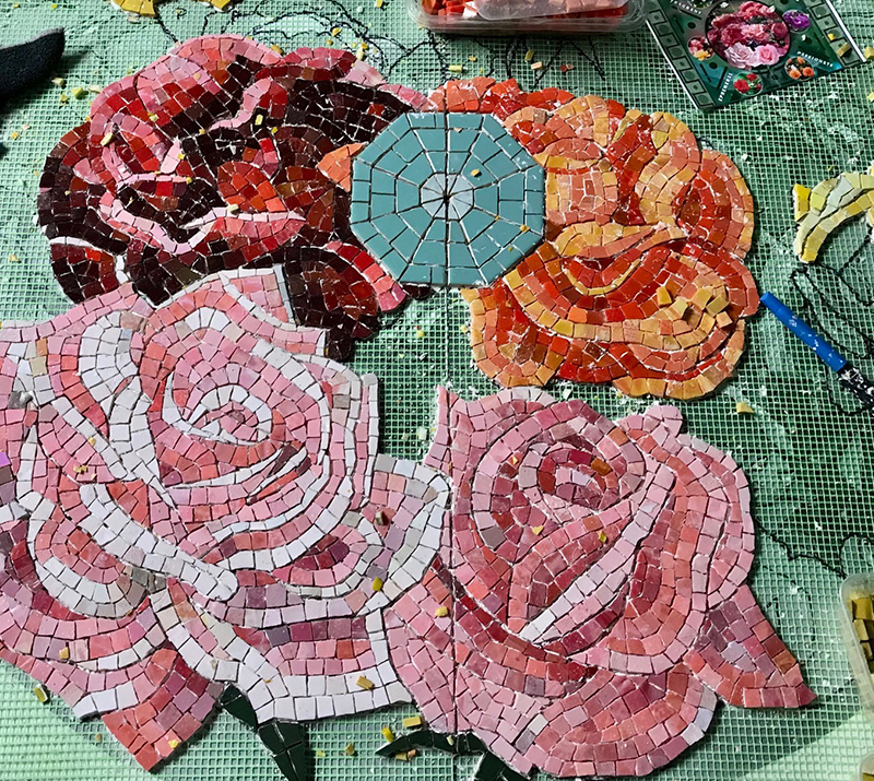 Mosaic workshop - Rose Gardens