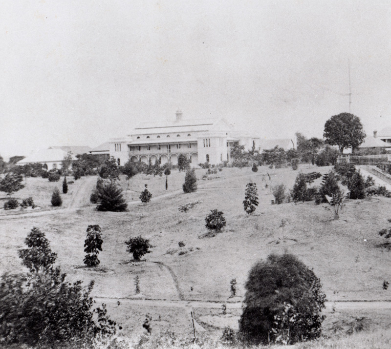 View across Queen’s Park to the Court House, c.1879.
Image courtesy of the Maryborough Wide Bay & Burnett Historical Society.