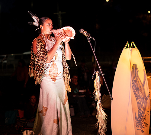 Performer at Song to the Ocean